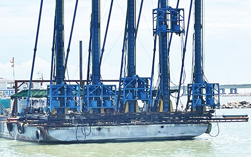 Abandoned Soil Bank Wall Renovation Project in Nanshui Operation Area of Gaolan Port Area